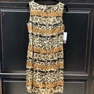 Jones New York Leopard Sheath Dress